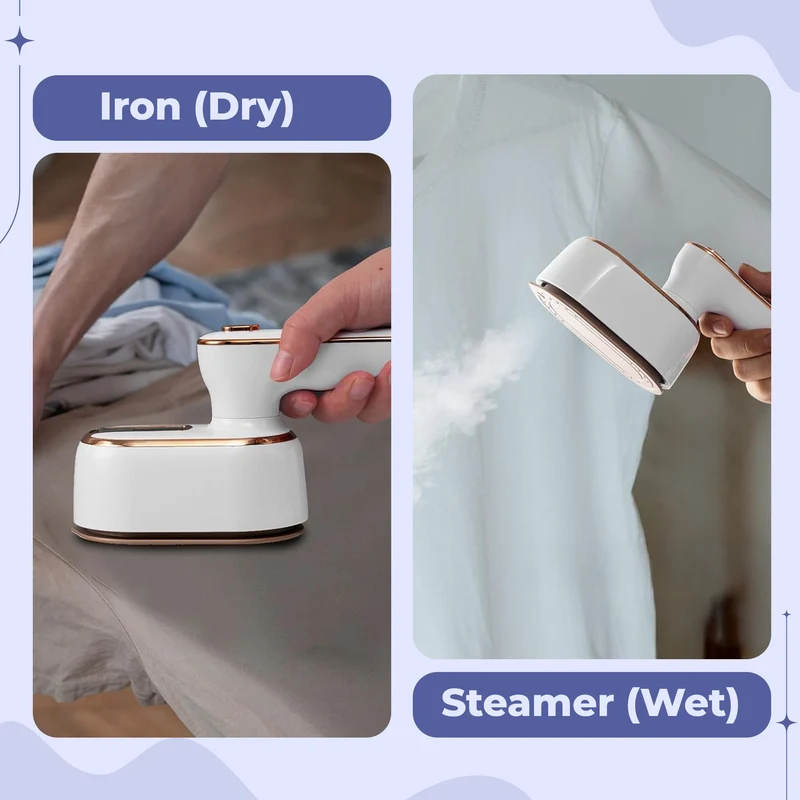 Portable Clothes Iron Compact Steam Device
