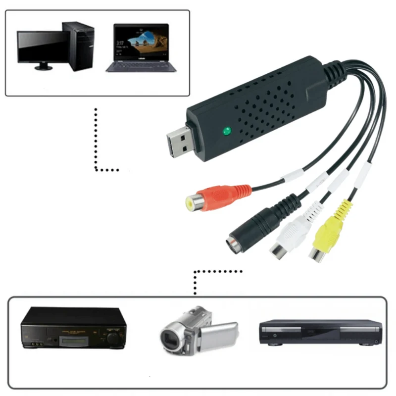 USB Converter for Digitizing Video Recordings – Transfer VHS to Digital Format