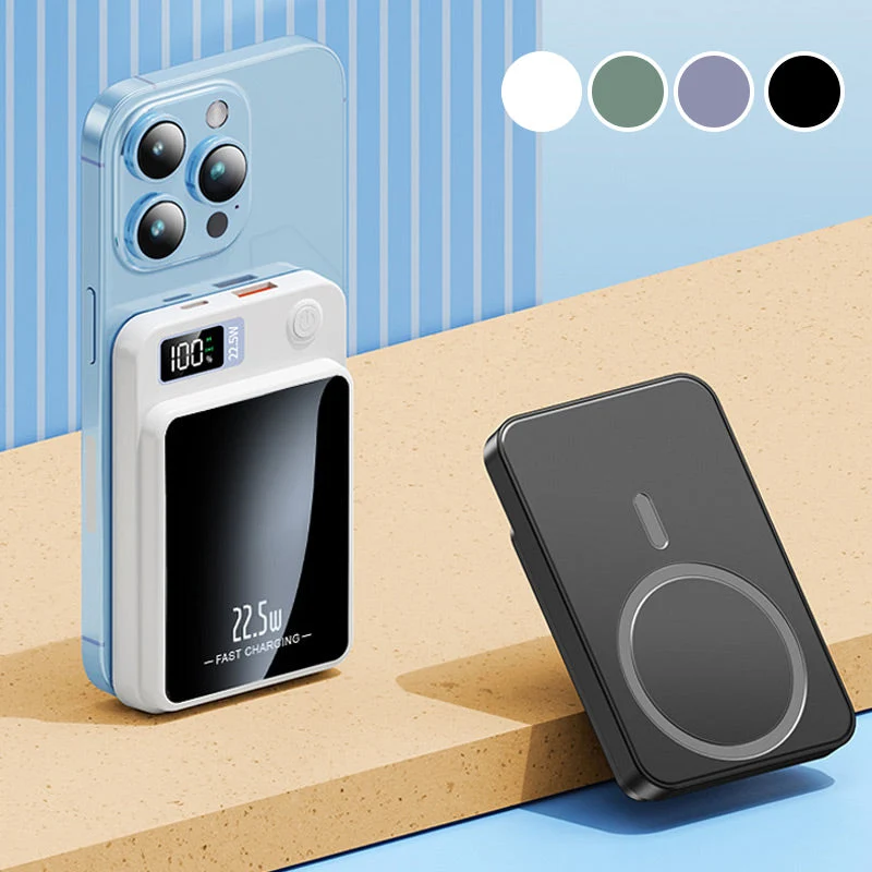 Compact Slim 20000mAh 22.5W Power Bank – Wireless Display