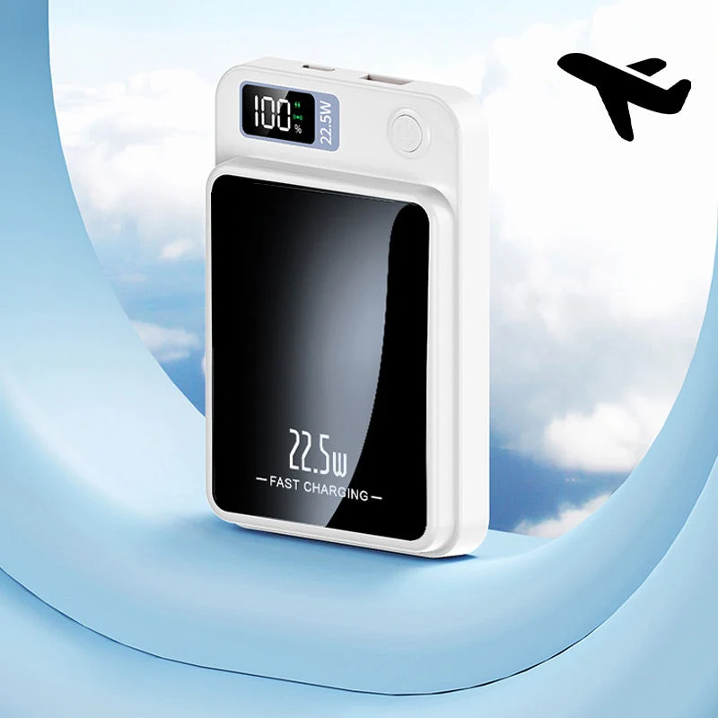 Compact Slim 20000mAh 22.5W Power Bank – Wireless Display
