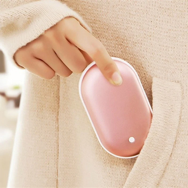 Portable Rechargeable Hand Warmer with Power Bank and Fast Heating
