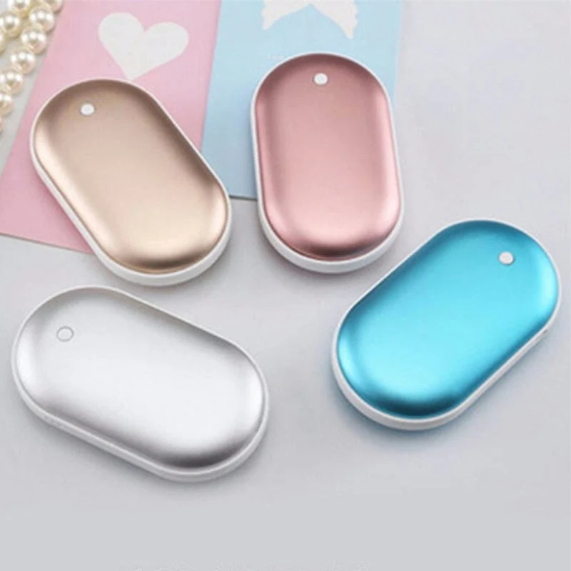 Portable Rechargeable Hand Warmer with Power Bank and Fast Heating
