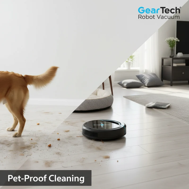 Smart Automatic 3-in-1 Robot Vacuum Cleaner with Long Battery Life