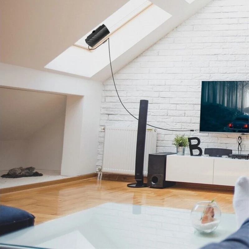 Advanced Indoor 4K HD TV Antenna with Long Range
