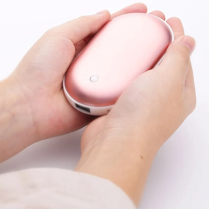 Portable Rechargeable Hand Warmers with Power Bank