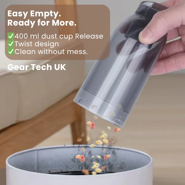 Powerful Wireless Car Vacuum Cleaner