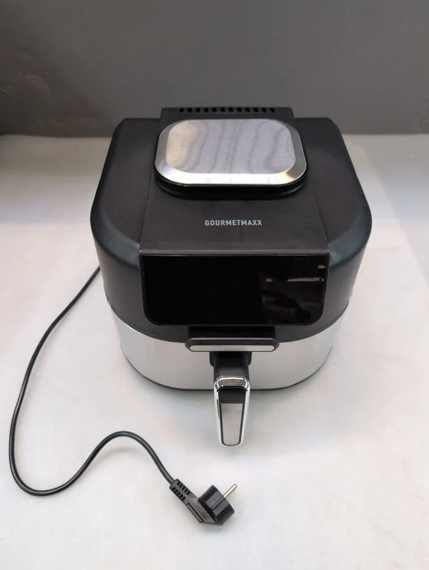 B-Ware GourmetMaxx Heißluft-Fritteuse 5l 2000W Fritteuse Airfryer Grillfunktion Zubehör