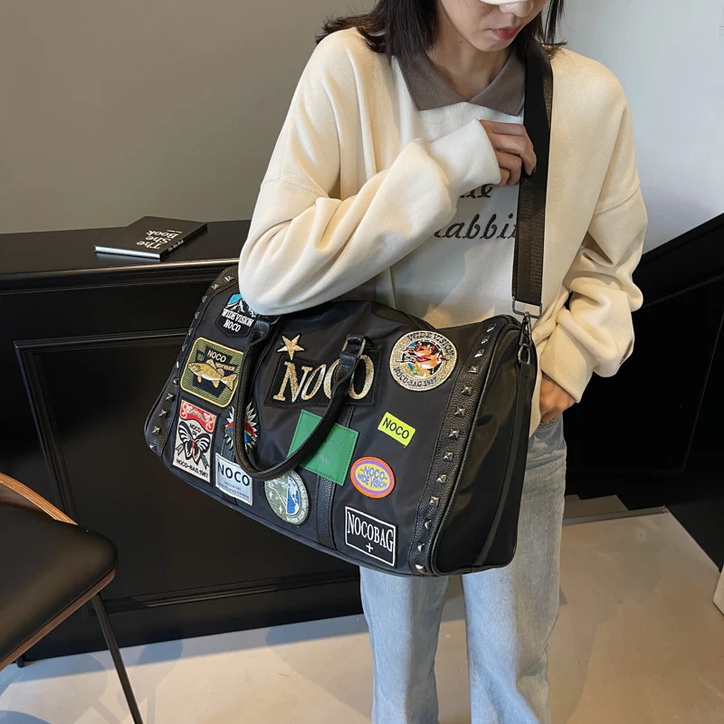 Trendige Patchwork Reisetasche Karnz