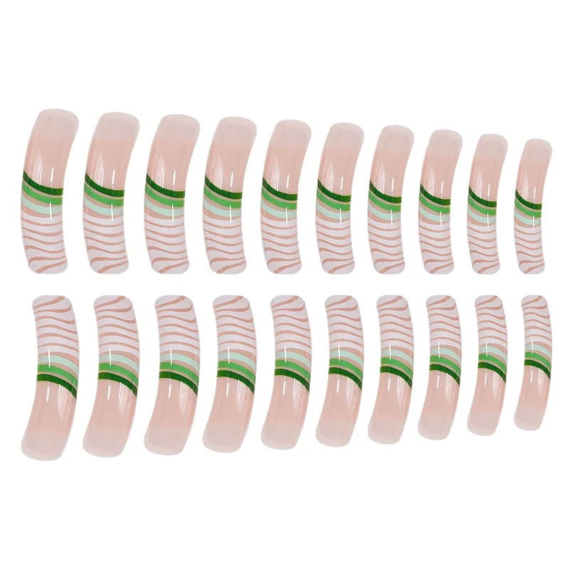 Künstlerisches Langes Acryl-Nagel-Set Karnz
