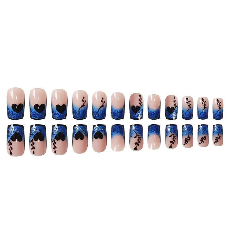 Künstlerische Farbverlauf Nagelkunst Karnz