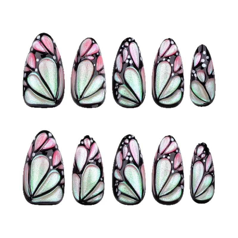 Künstlerische florale Nagelverlängerungen Karnz 1789447243