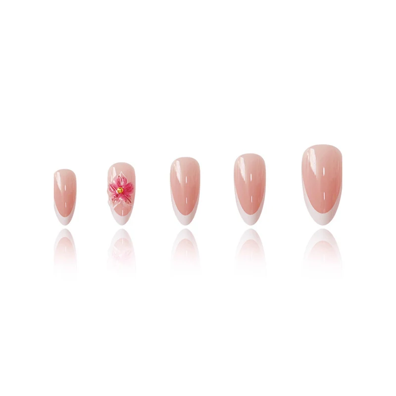 Künstlerische florale Acryl-Nagelverstärkungen Karnz 1789447284