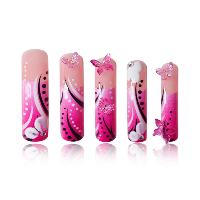 Künstlerische Acryl-Nagelverzierungen Karnz
