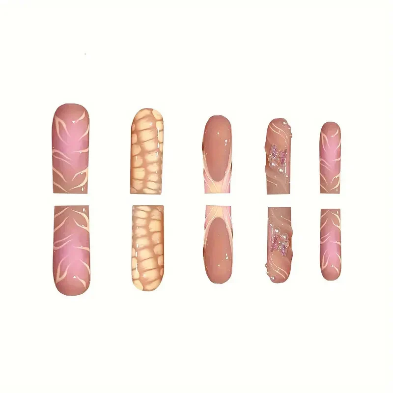 Künstlerisches 3D Nagelkunstdesign Karnz