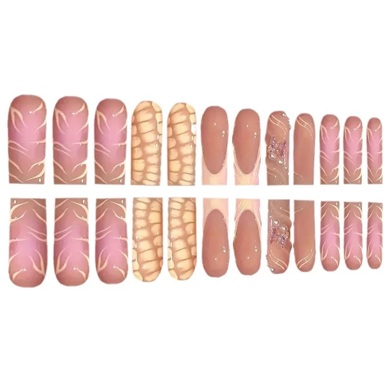 Künstlerisches 3D Nagelkunstdesign Karnz