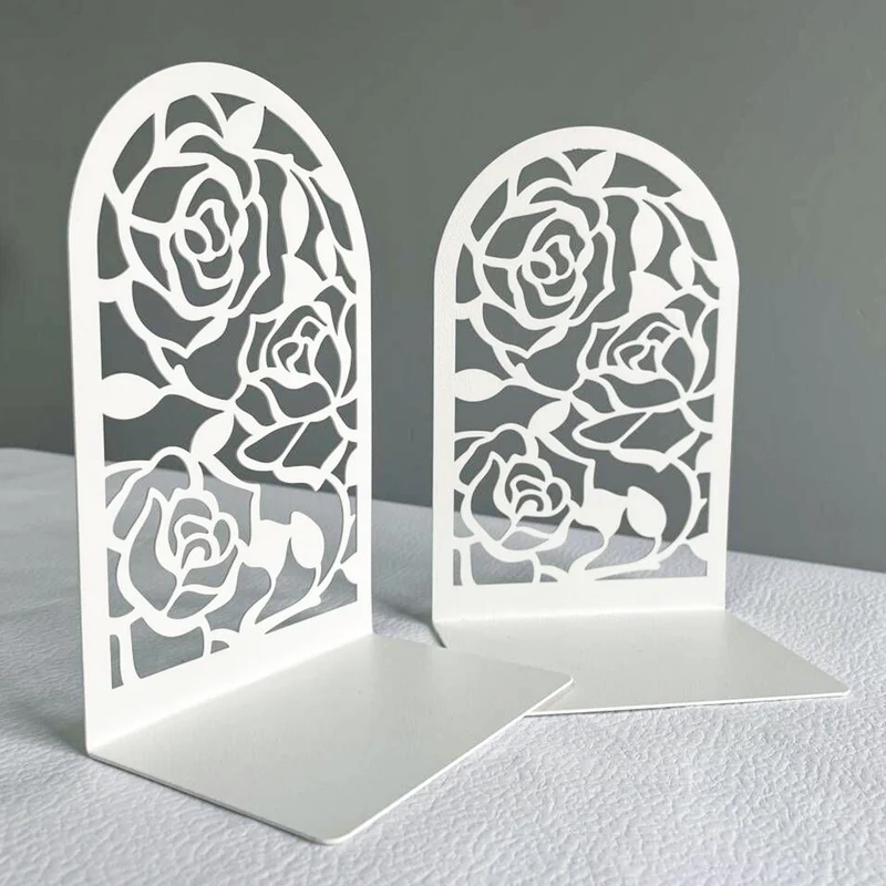 Künstlerisches Blumenbuchstützen-Set