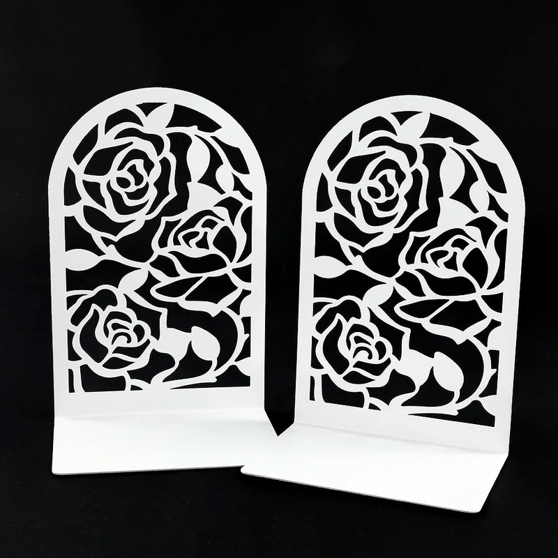 Künstlerisches Blumenbuchstützen-Set
