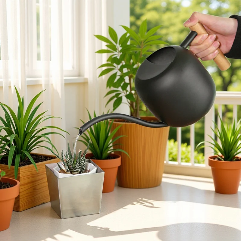 Stilvolle ergonomische Gießkanne