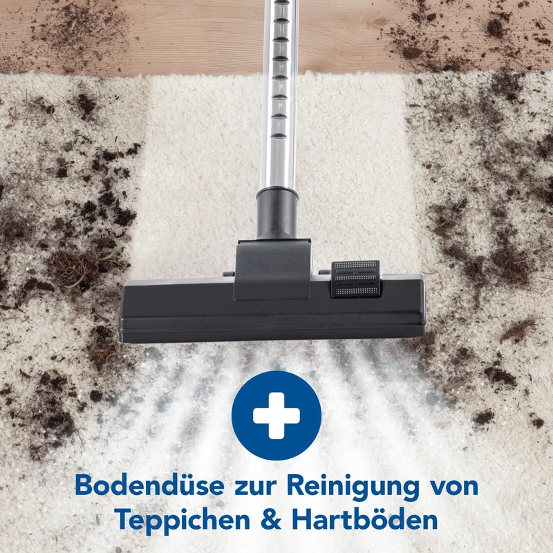 'CLEANmaxx Hand- und Bodenstaubsauger - kabellos - 12 kPa und 0,8-L-Staubbehälter