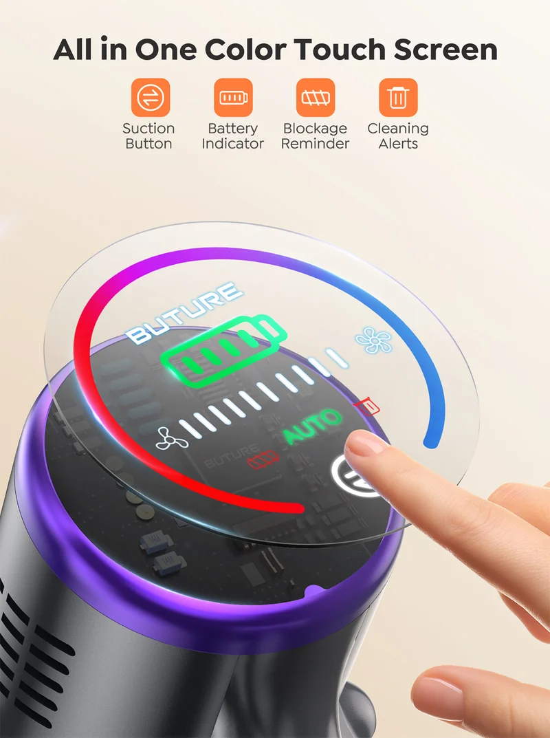 Buture VC80 Cordless Vacuum Cleaner | 450W 40KPA