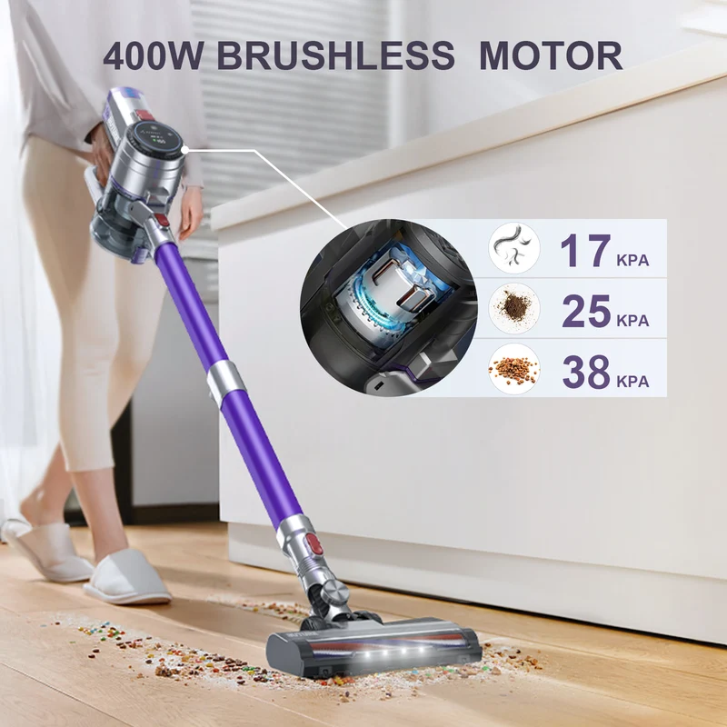 Buture VC10 Cordless Vacuum Cleaner | 400W 38KPA