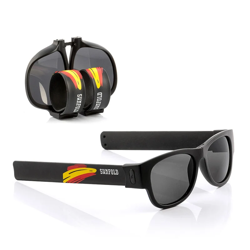 Beer Dispenser Cooler Pack InnovaGoods and 2 Roll-Up Sunglasses Sunfold Spain Black