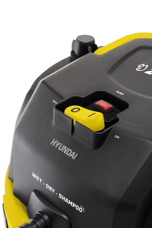 Mehrzweck-Staubsauger Hyundai VC5850 (HYUVC5850) schwarz/gelb/rostfreier stahl