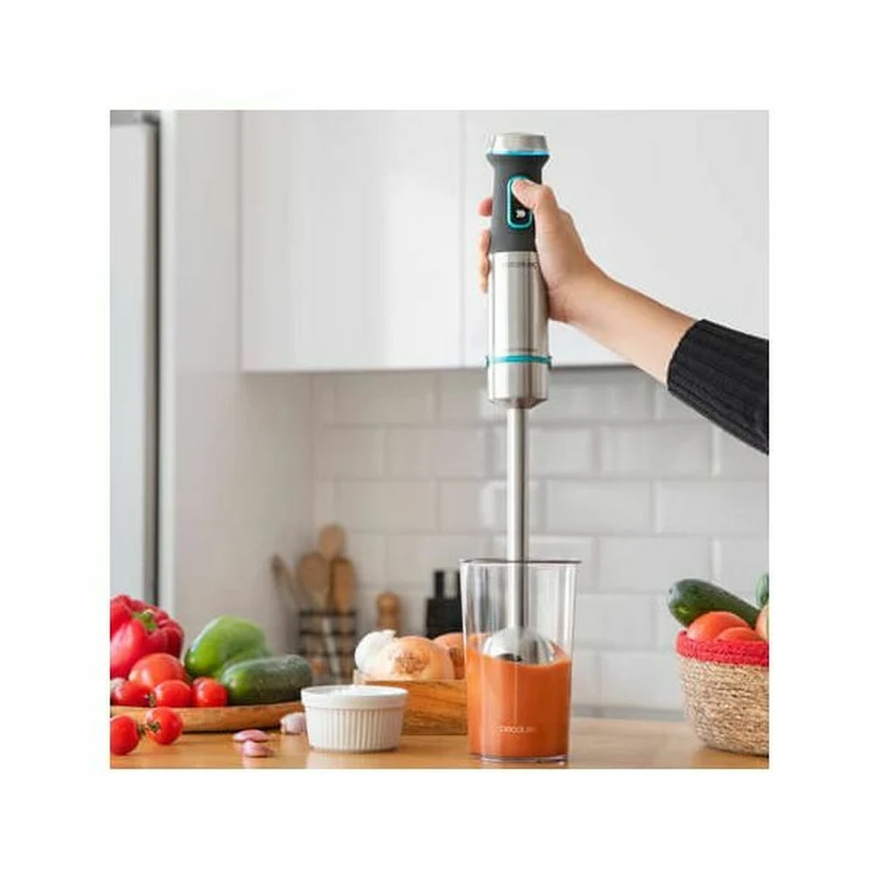Hand-held Blender Cecotec 1200 XL Black Green Steel 1200 W