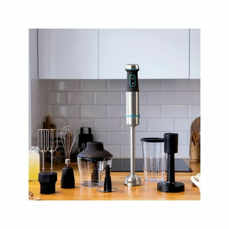 Hand-held Blender Cecotec 1200 XL Black Green Steel 1200 W