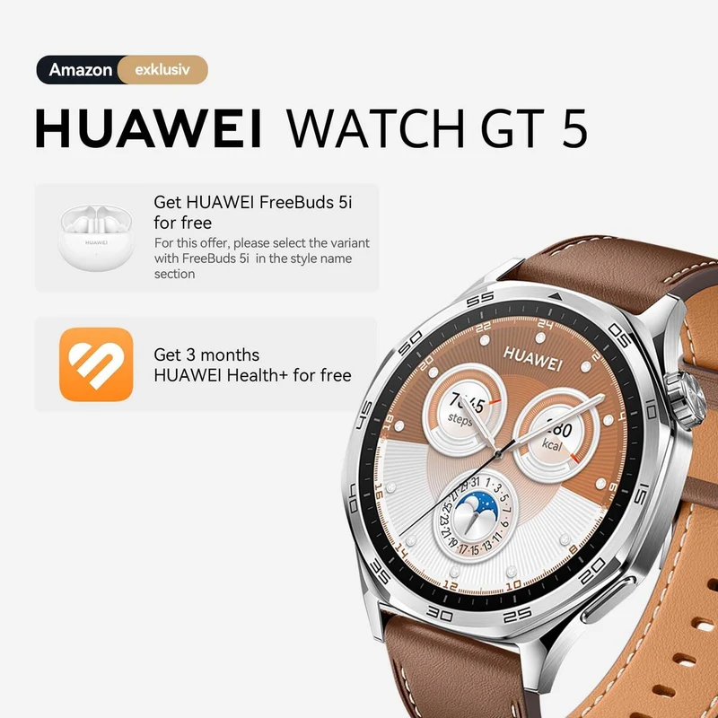 Smartwatch Huawei Watch GT 5 Brown 1,5'' 46 mm Ø 46 mm