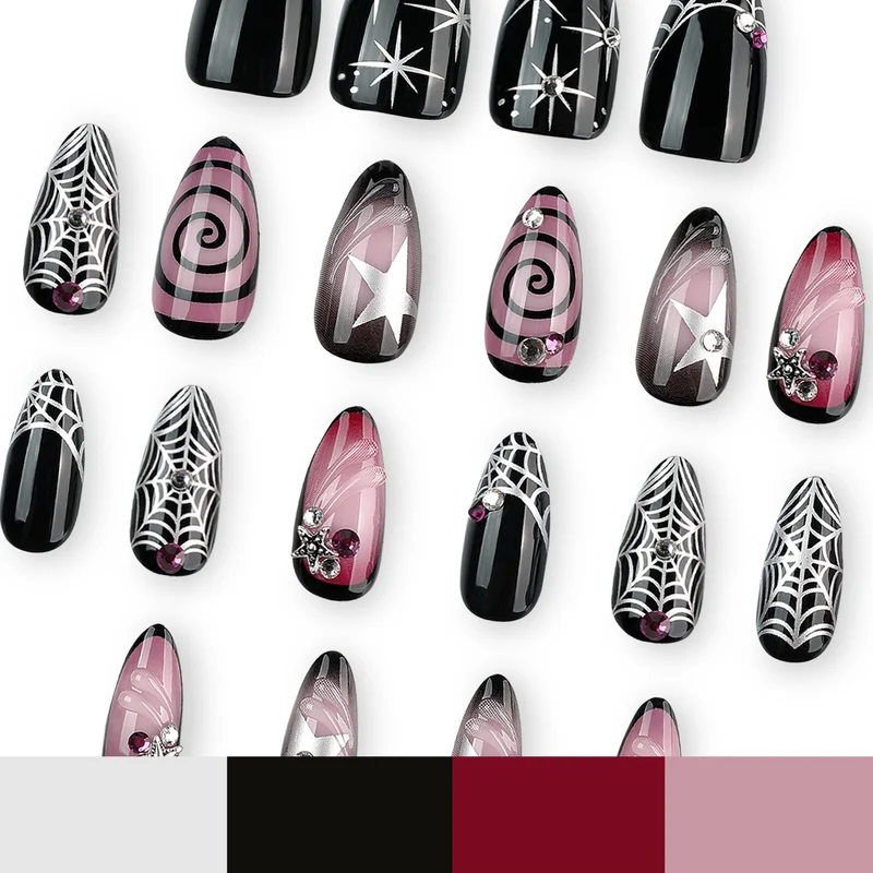 Kunstvolle Halloween Nagelkunst Karnz