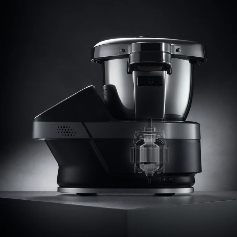 WMF Avantgarde Küchenmaschine mit Kochfunktion – 1550 W, 3 L Edelstahl