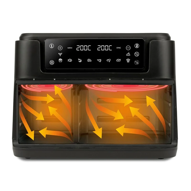Air Fryer Girmi FG26 Black 2400 W