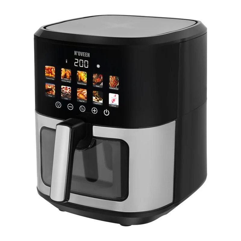 Air Fryer N'oveen AF770 Black Silver 1700 W 6,5 L