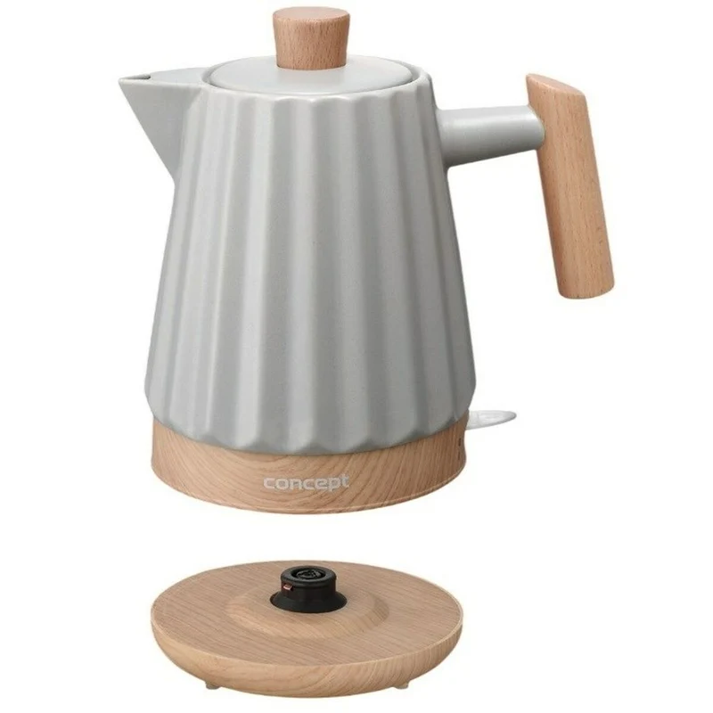 Kettle Concept RK0091 Light grey Ceramic 1500 W 1,5 L