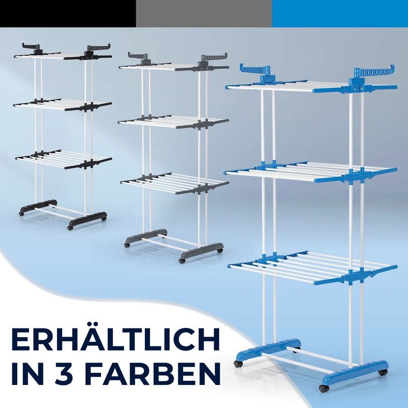 Wäsche-Tower 1600 - Grau