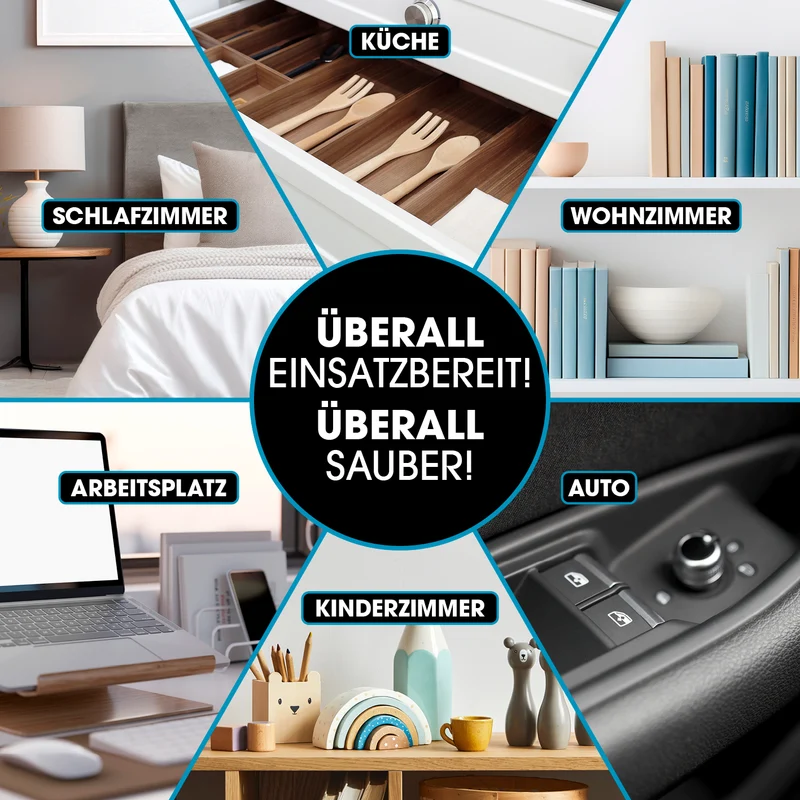 2in1-Akkusauger mit Saug- & Gebläsefunktion
