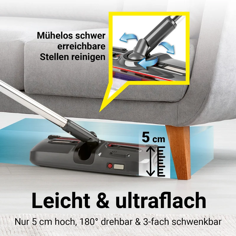 Akkubesen mit LED-Beleuchtung