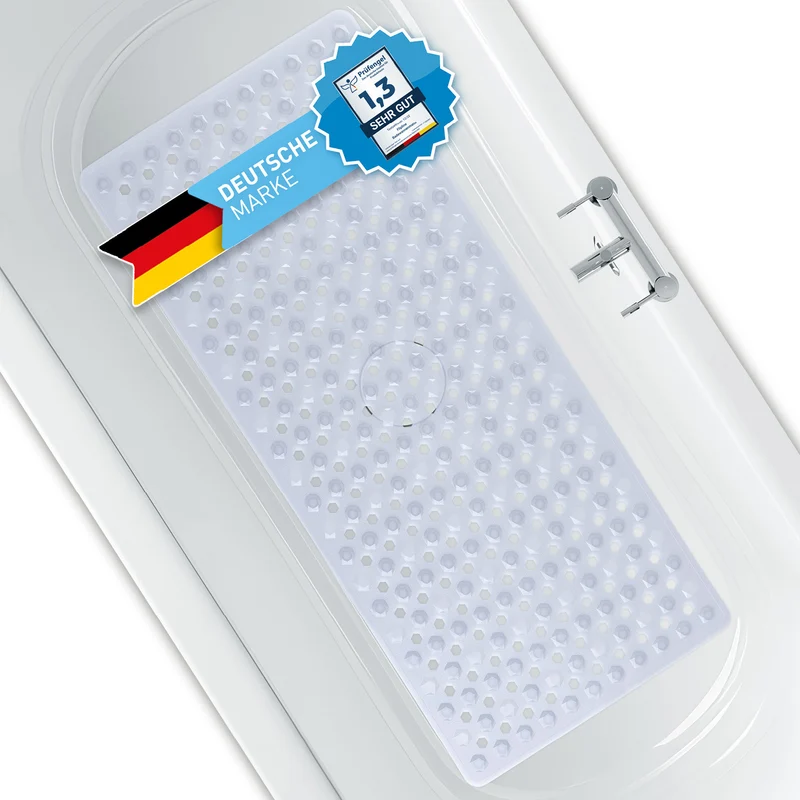 Badewannenmatte 88 x 40 cm – Transparent