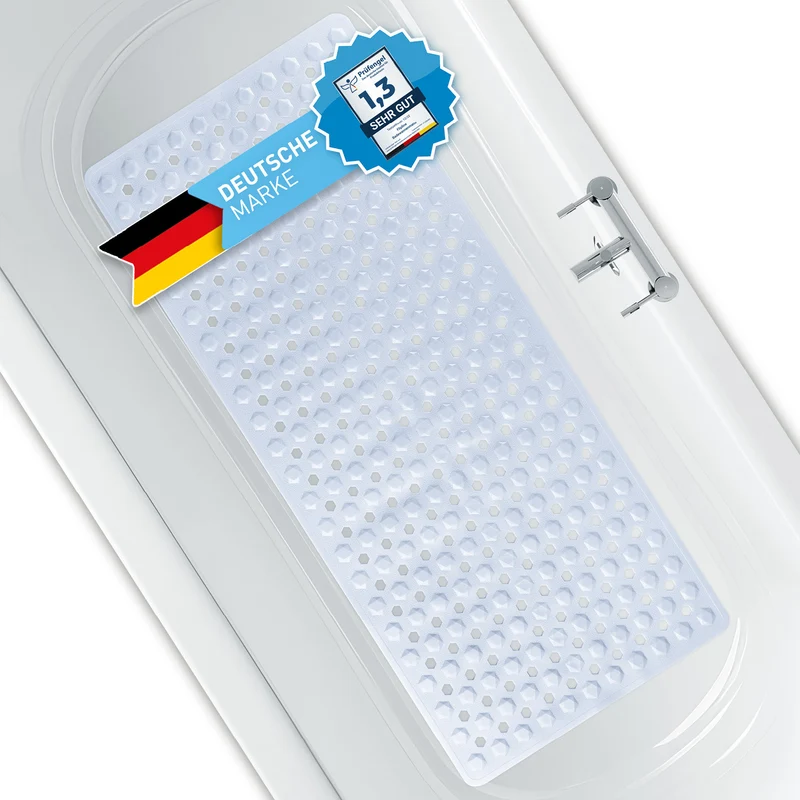 Badewannenmatte 88 x 40 cm – Weiß