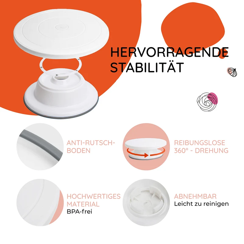 Tortendeko-Set zum Backen & Verzieren