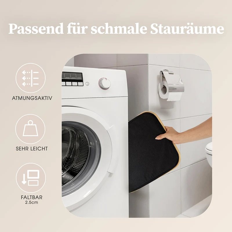 Aufbewahrungskorb "Adrian" 40 l - Schwarz