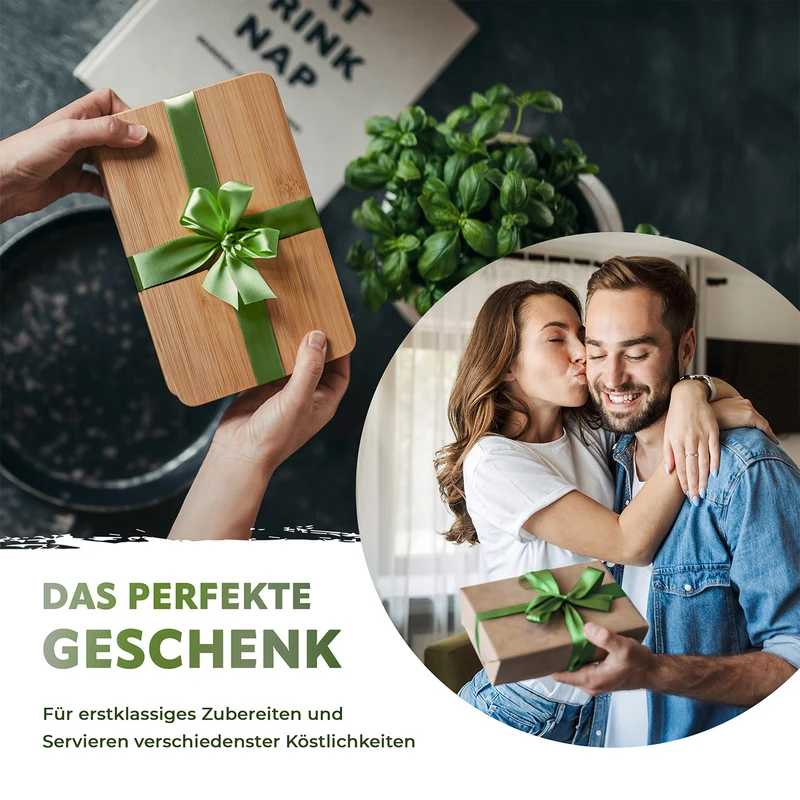 Schneidebretter aus Bambus - 6er-Set