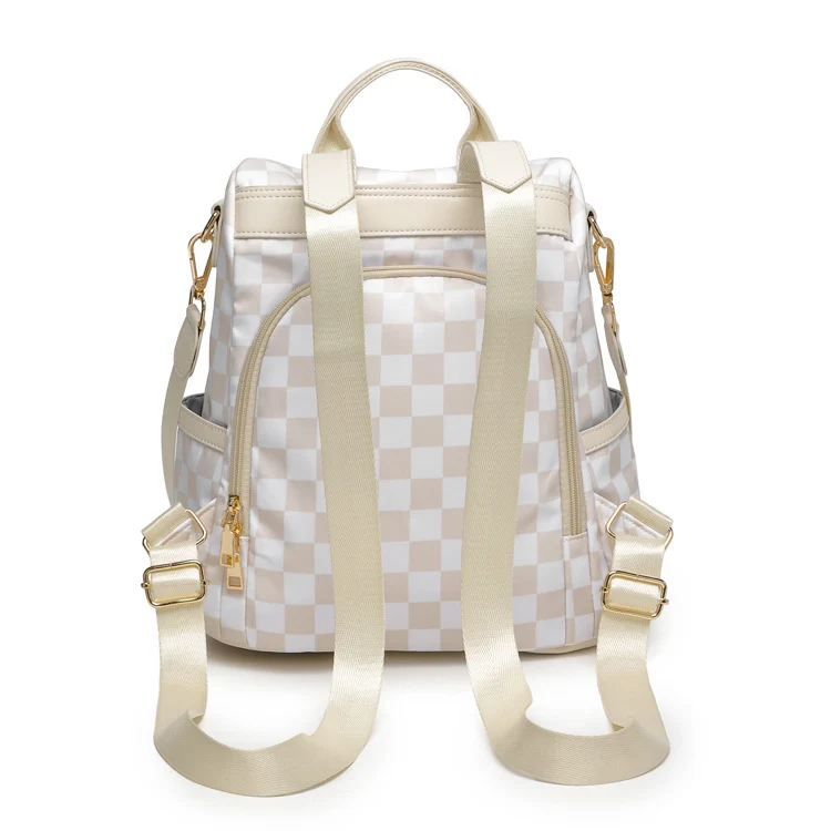 Stylische kariert Rucksack Karnz