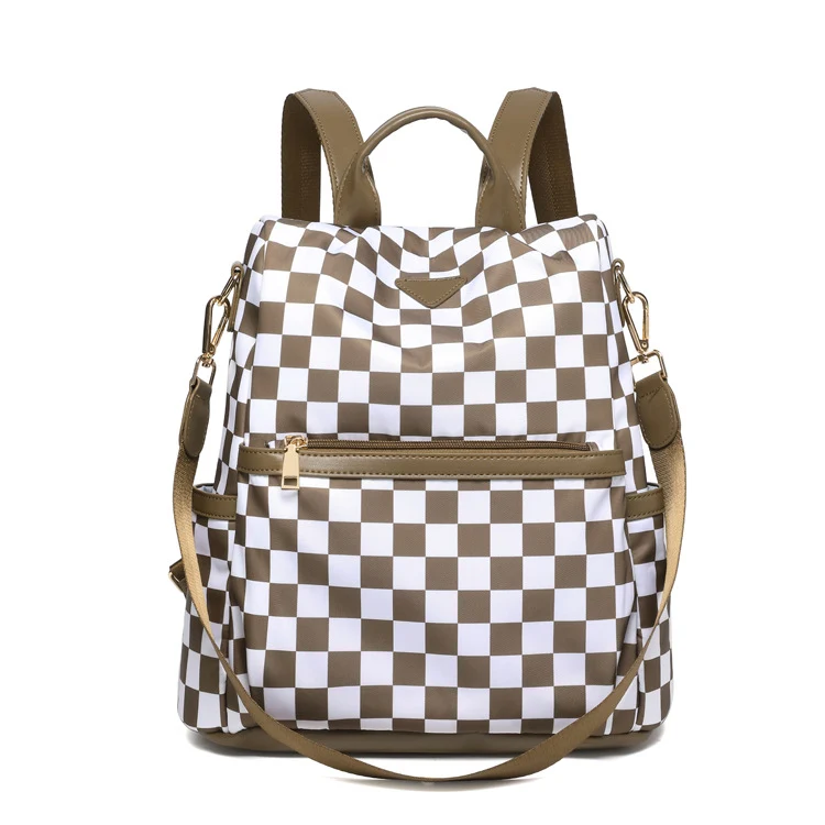 Stylische kariert Rucksack Karnz