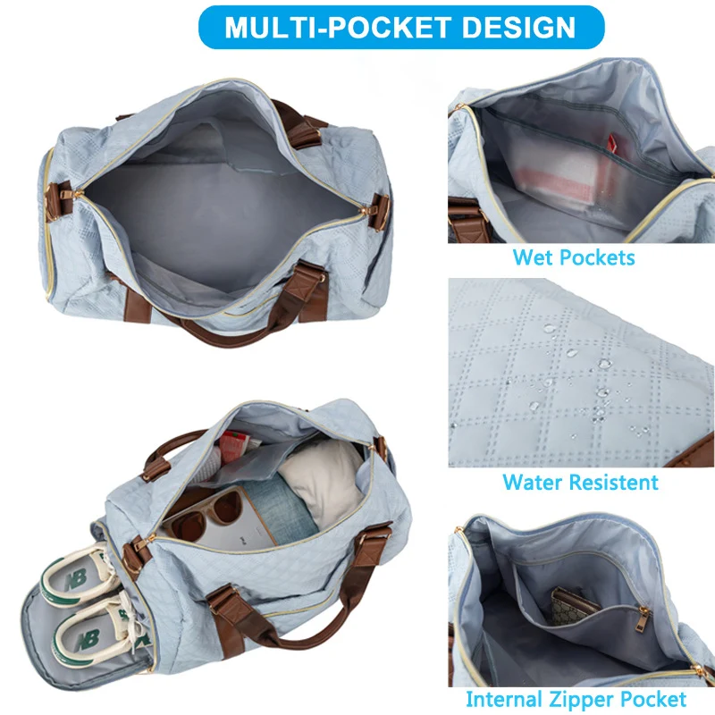 Quilted Weekender Bag Karnz