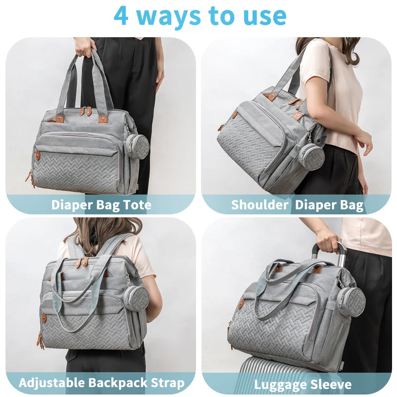 Multifunktionales Wickelrucksack-Set Karnz