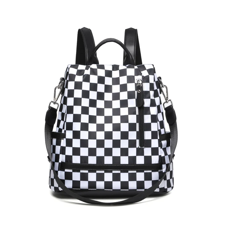 Stylische kariert Rucksack Karnz
