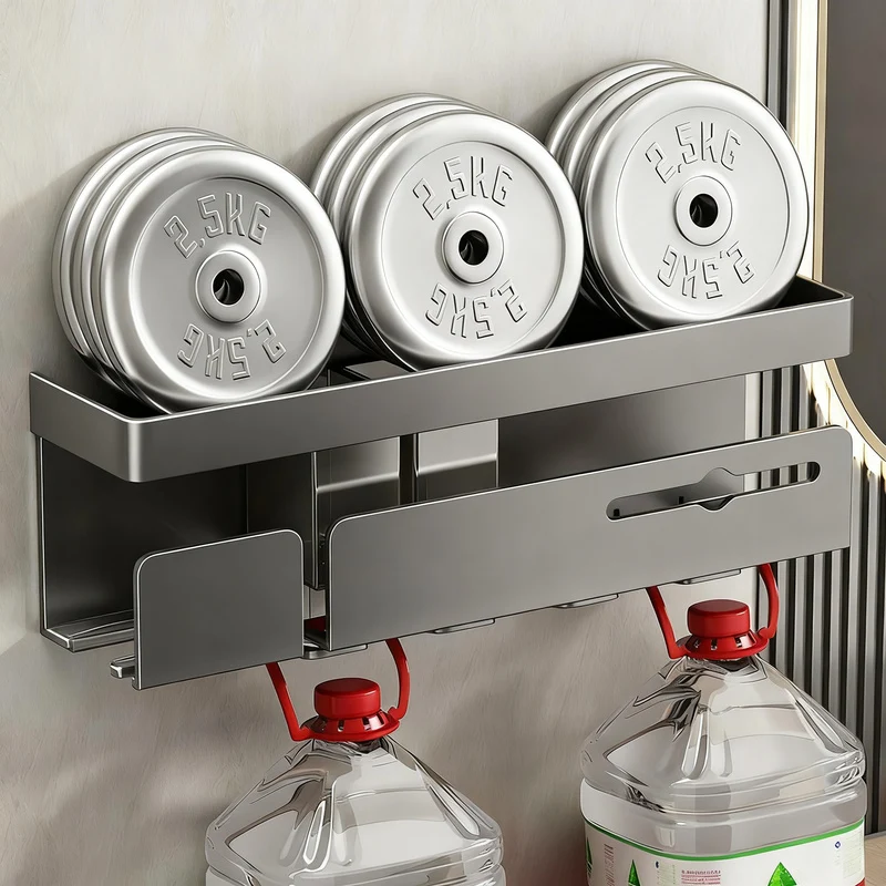 Aluminium-Badezimmerregal, 4-in-1, für 2–4 Personen