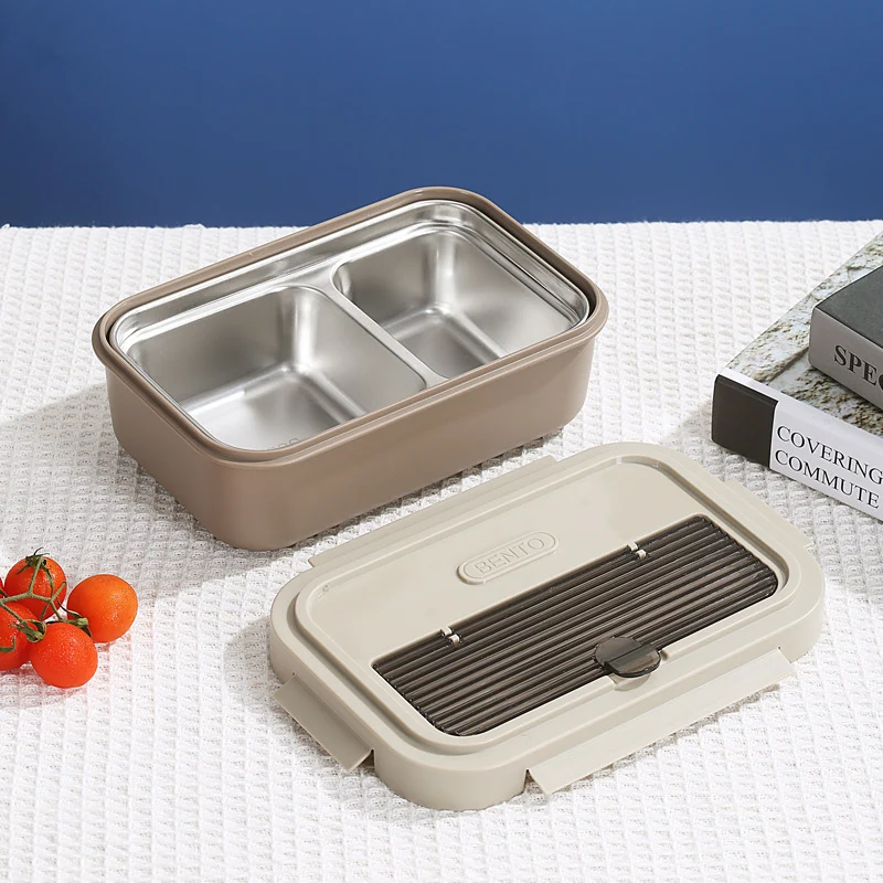 Mehrere Fächer Edelstahl Bento Lunchbox